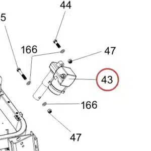 Moteur d'inclinaison (0-16%) (M6070)