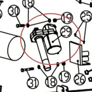 Moteur d'inclinaison (0-16%)