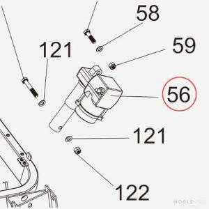 Moteur d'inclinaison (0-10%) (XG-V3)