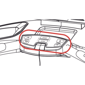 Sticker voor bedieningsknoppen (NPE78859)